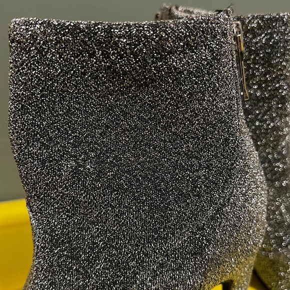 GUESS | Sparkle Sock Boot in Carbon (Black) with Silver Sparkle - Picture 10 of 16